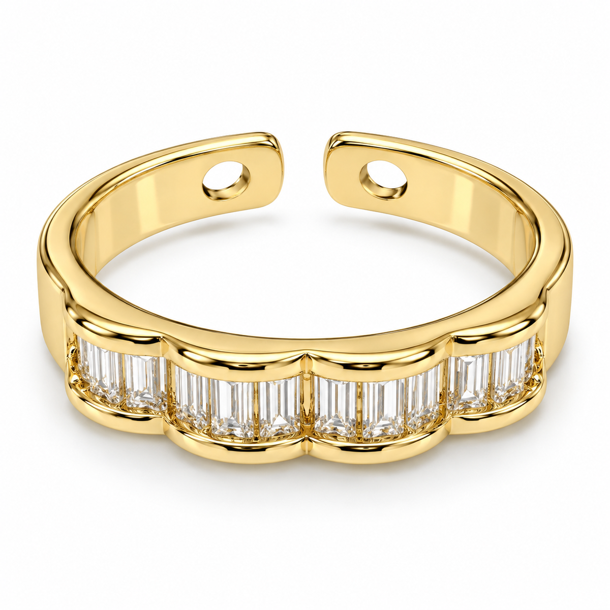 Crystal Crown Band – Gold