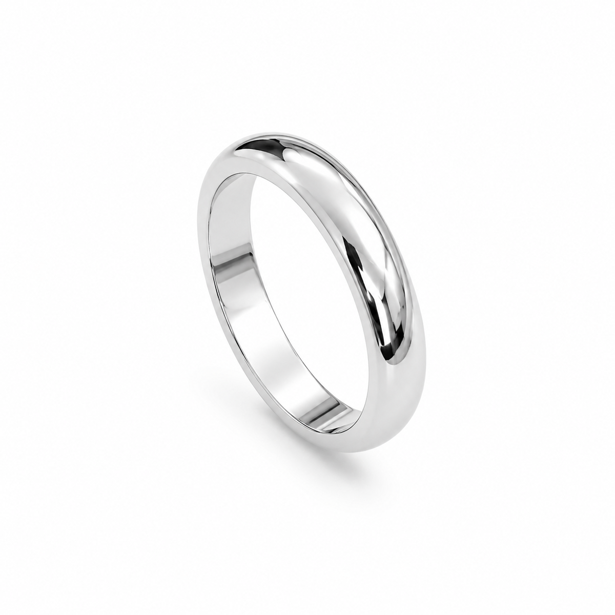 wedding ring Classic Dome Band Ring – Gold & Silver
