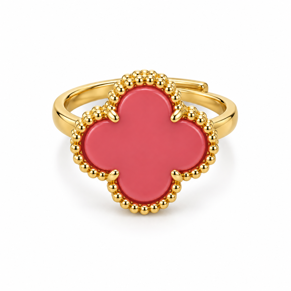 Clover Ring – Deep Blue Elegance