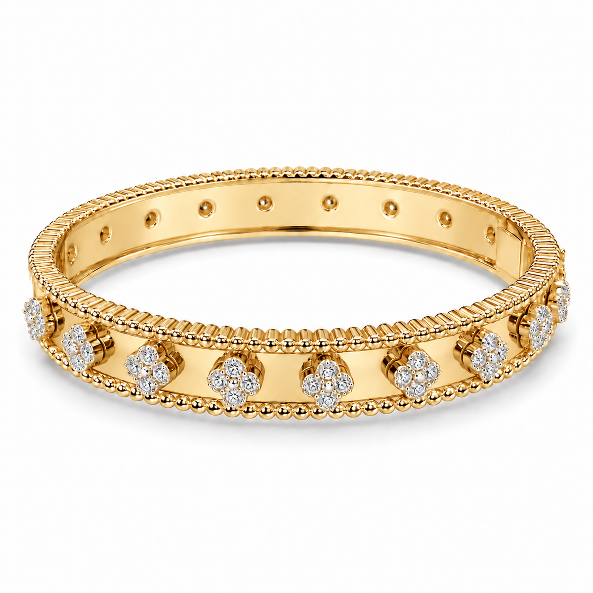 Crystal Floral Bangle