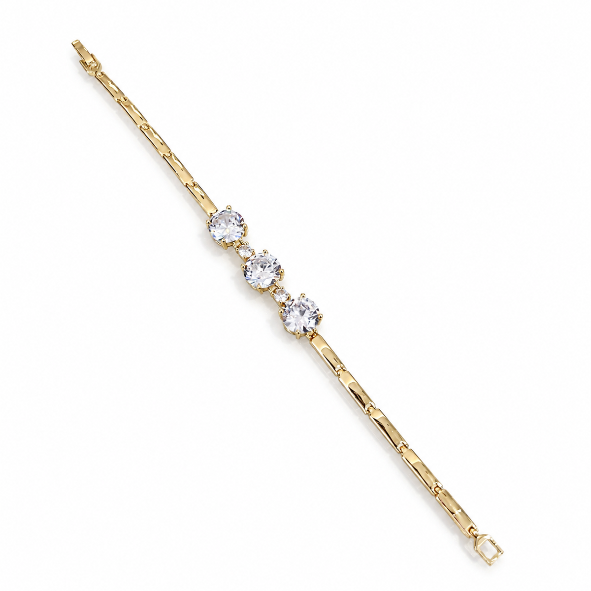 Triple Crystal Accents – Elegant & Timeless