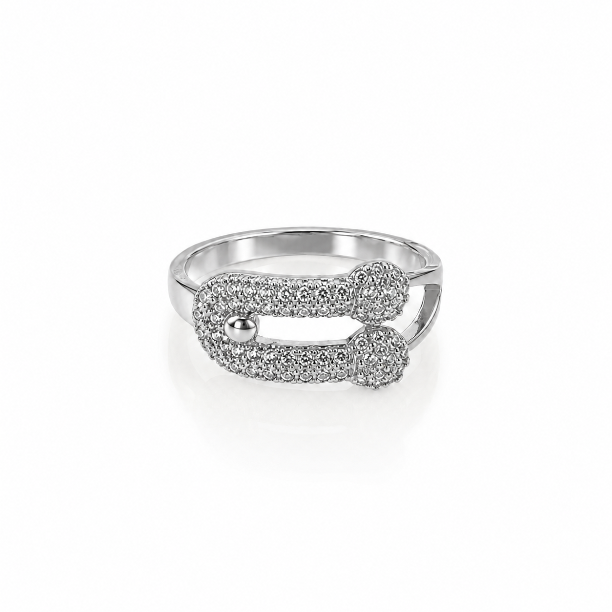 Tiffany-Inspired Lock Ring
Available in Gold & Silver