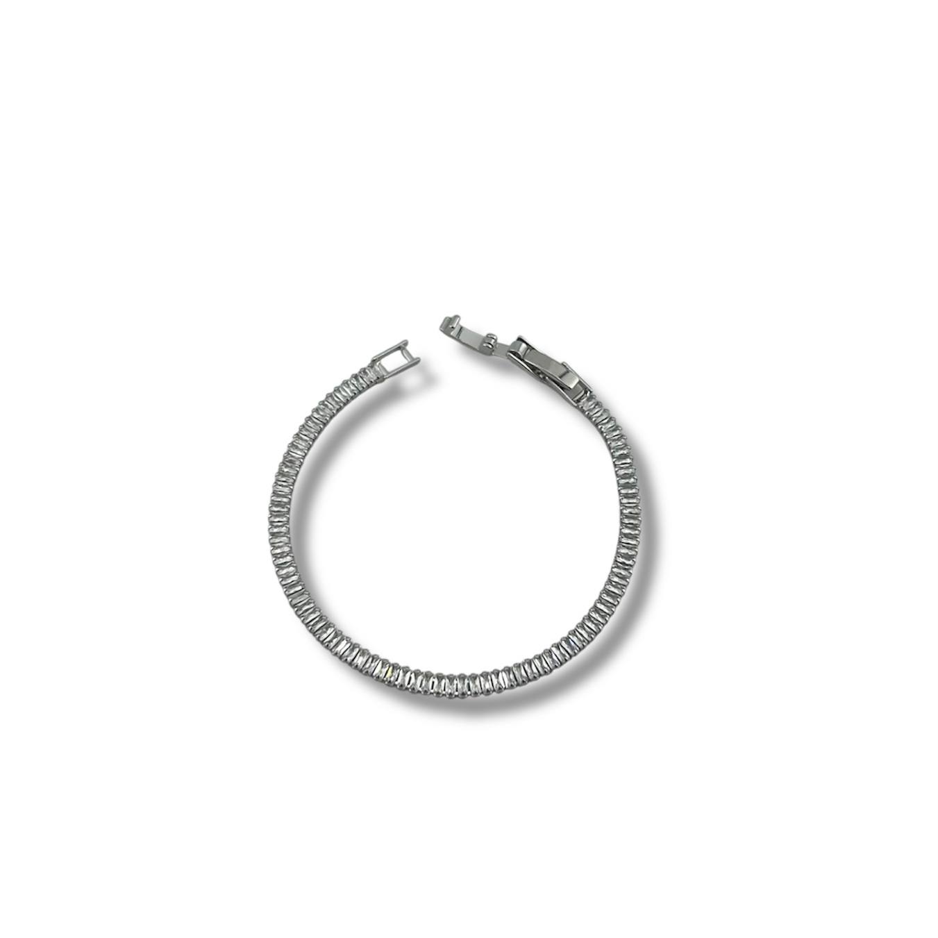 Silver Glamour Micro-Link Bracelet