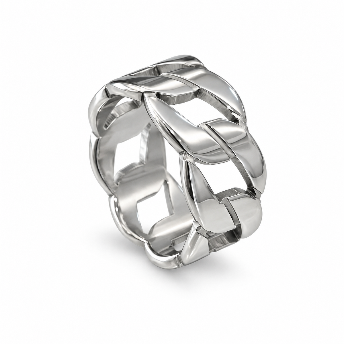 S.steel Wedding chain Link Ring – Bold Chain Style