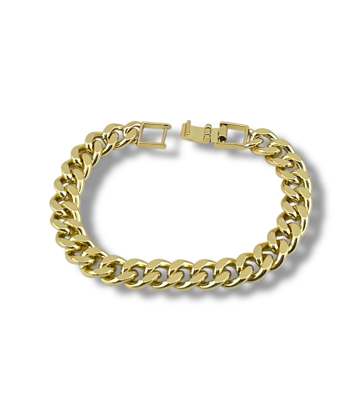 Cuban chain Bracelet ā Gold color
