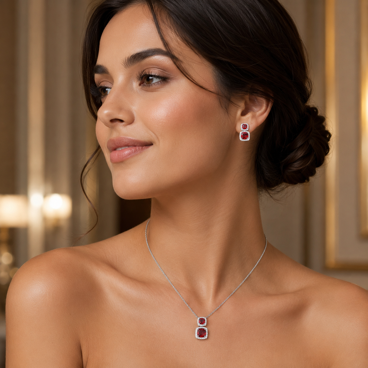 colored Glam Set – Crystal Elegance ✨