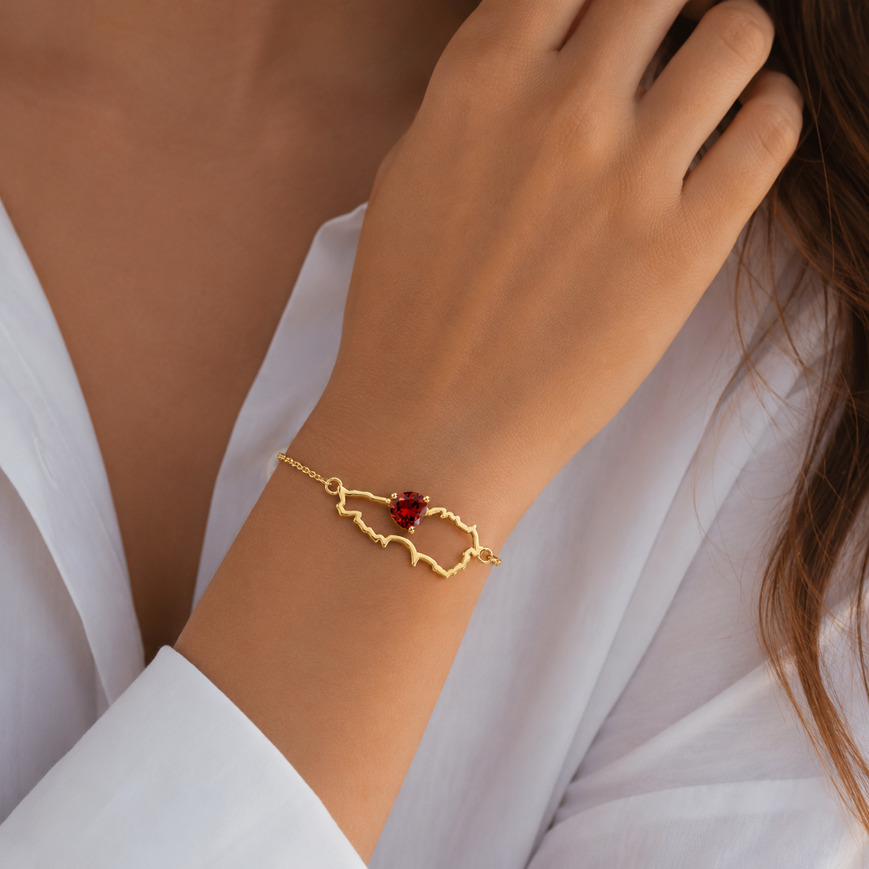 Lebanon map Love Bracelet(خريطة)