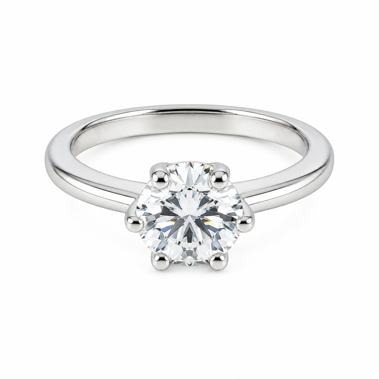 Silver 925 Pure Grace Ring – Silver Solitaire Brilliance