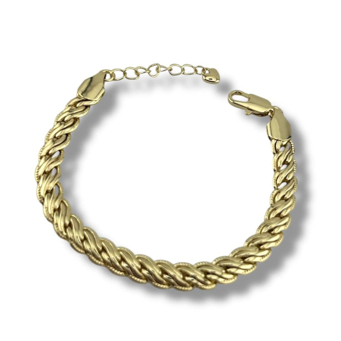 Bold Rope Chain Bracelet – Gold Plated