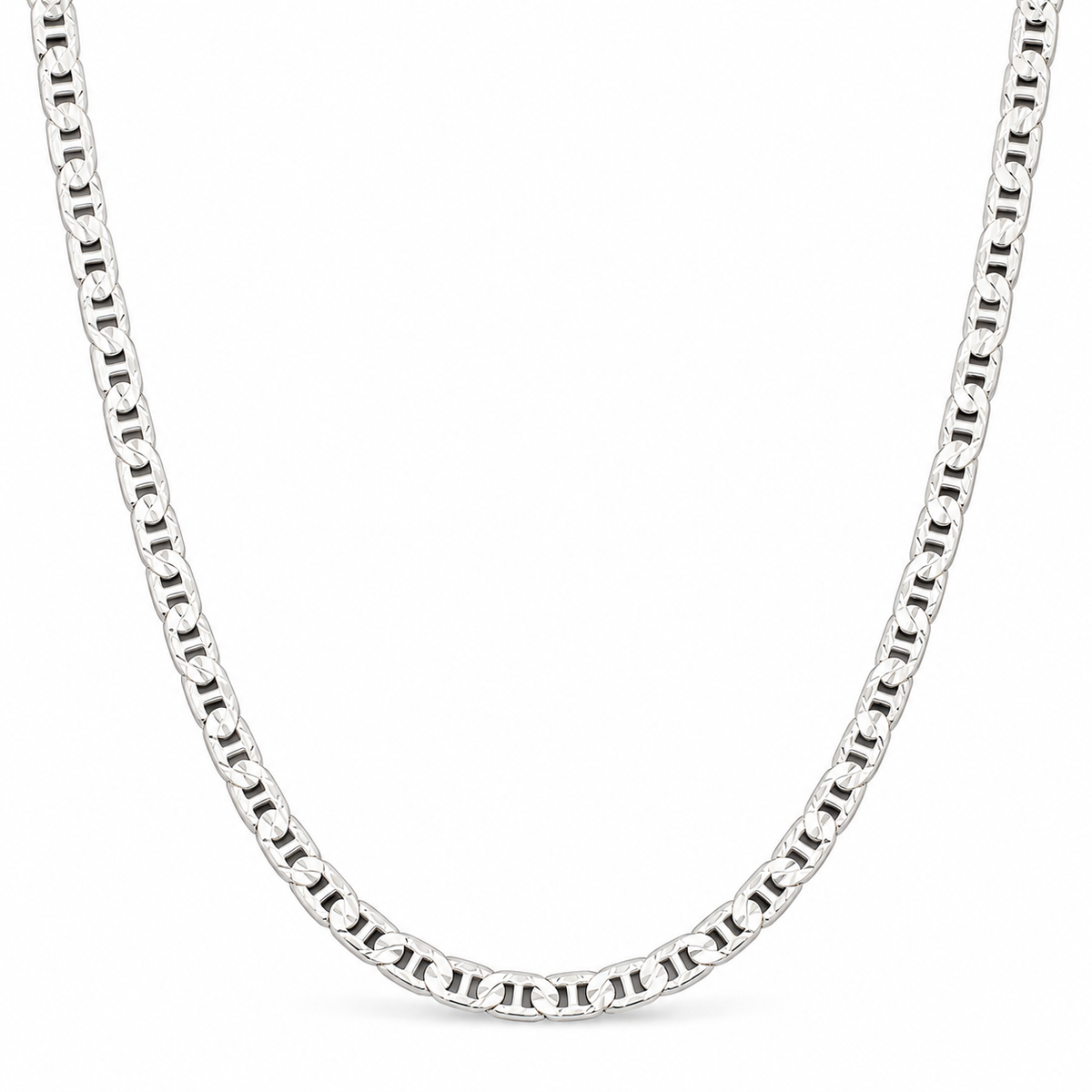 925 Sterling Silver gucci Mariner Chain Necklace