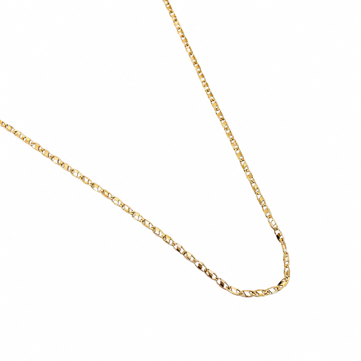 Gold-Tone thin Chain Necklace(60cm)