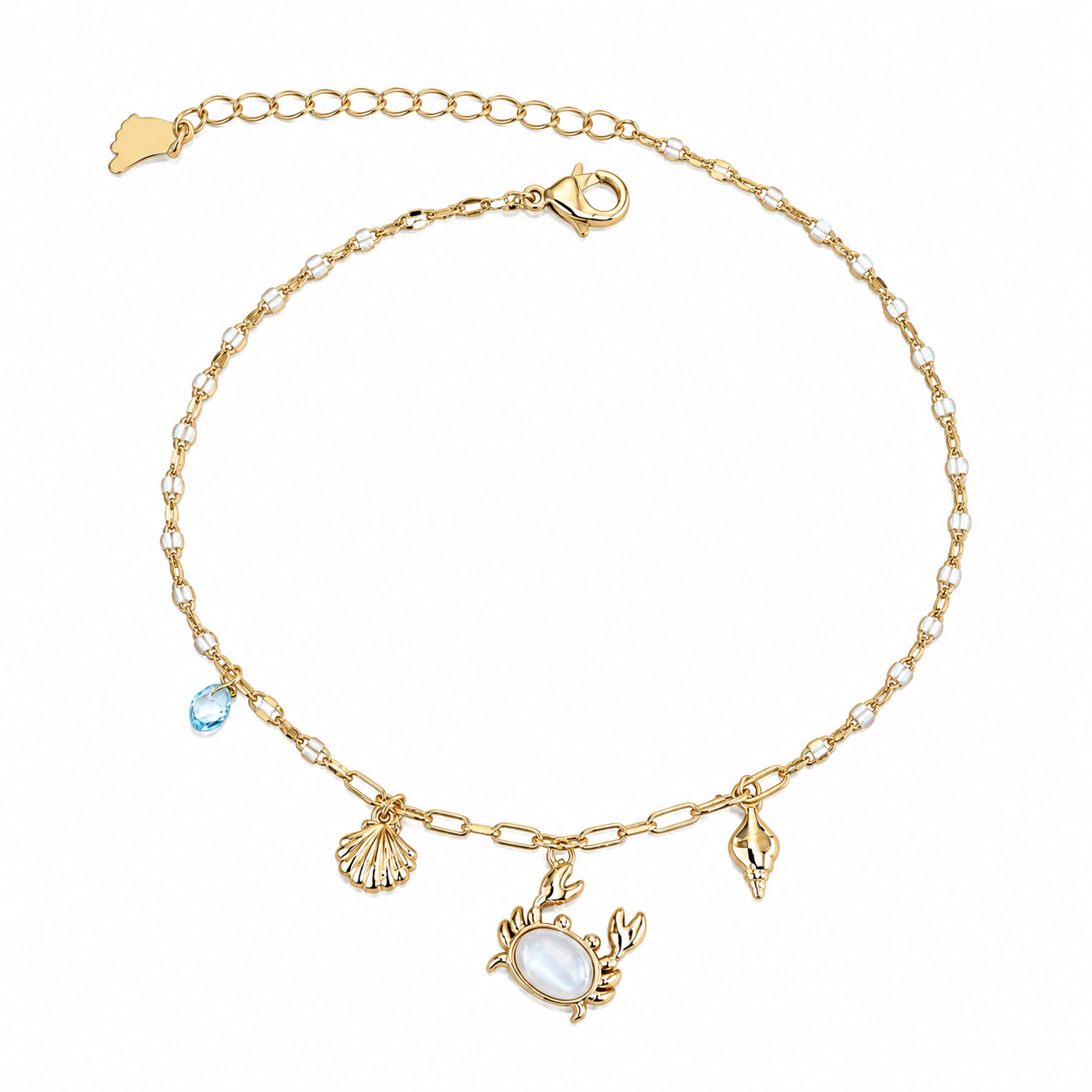 Ocean Charm Anklet