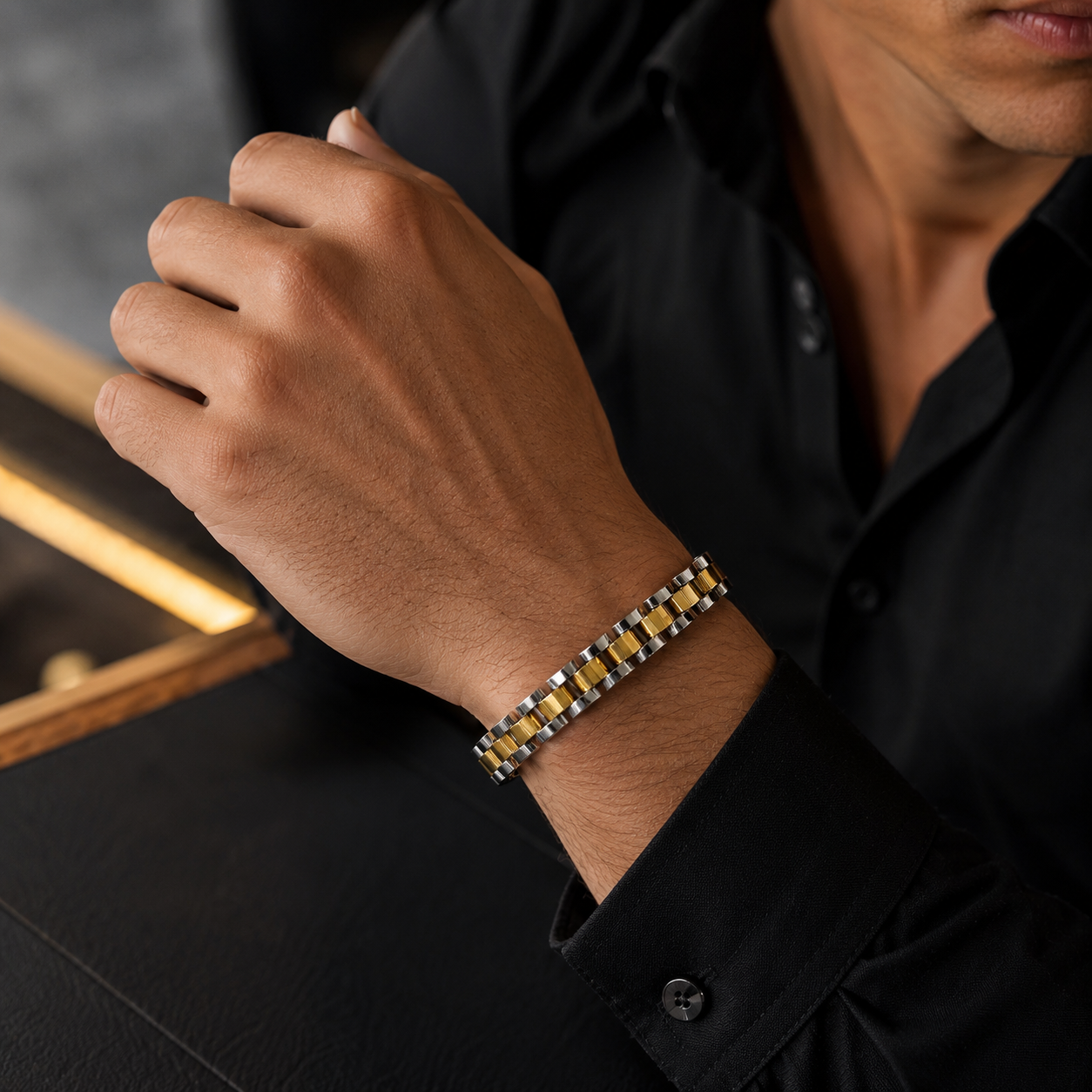 Rolex-Inspired Link Bracelet(10mm)