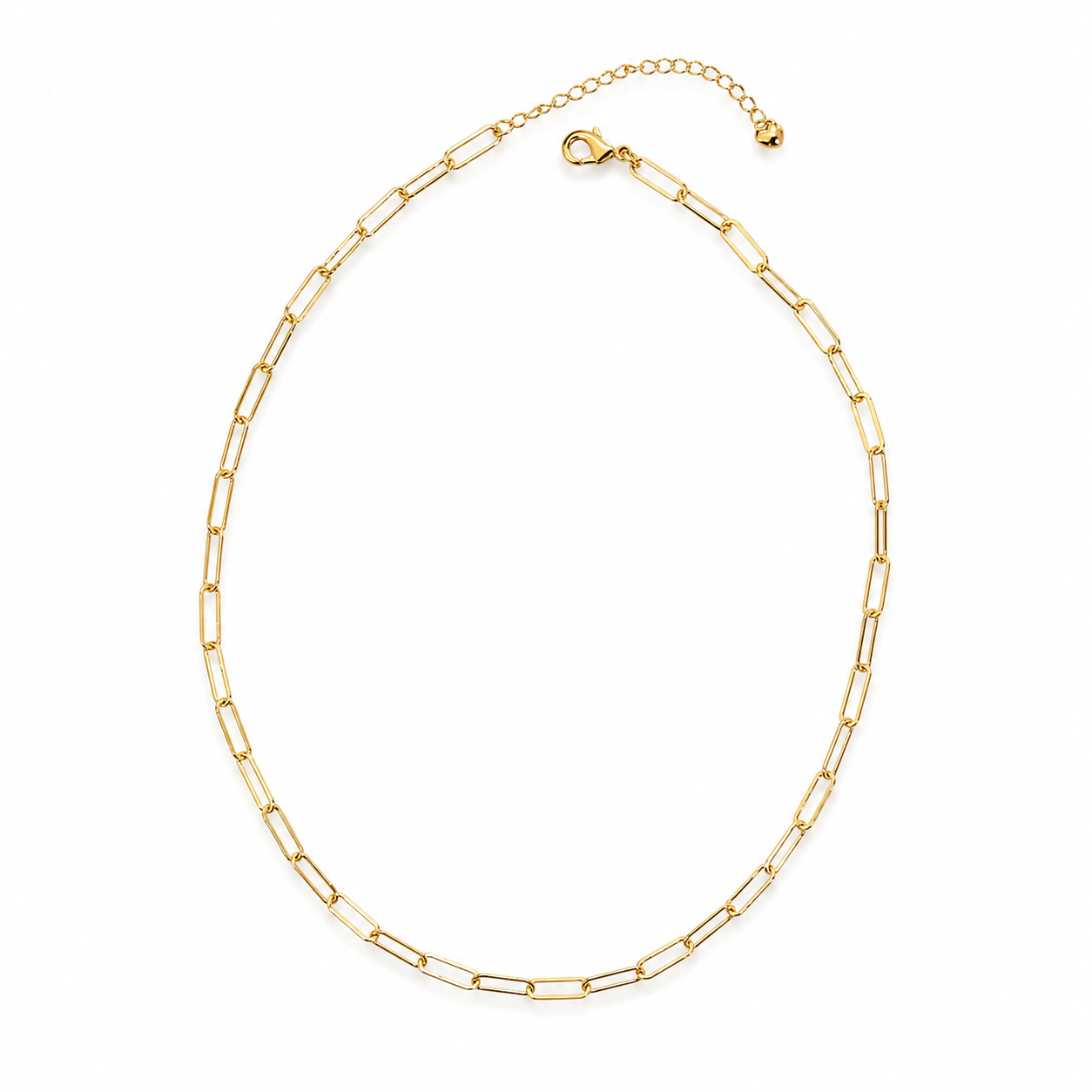 Paperclip Chain Necklace –45cm