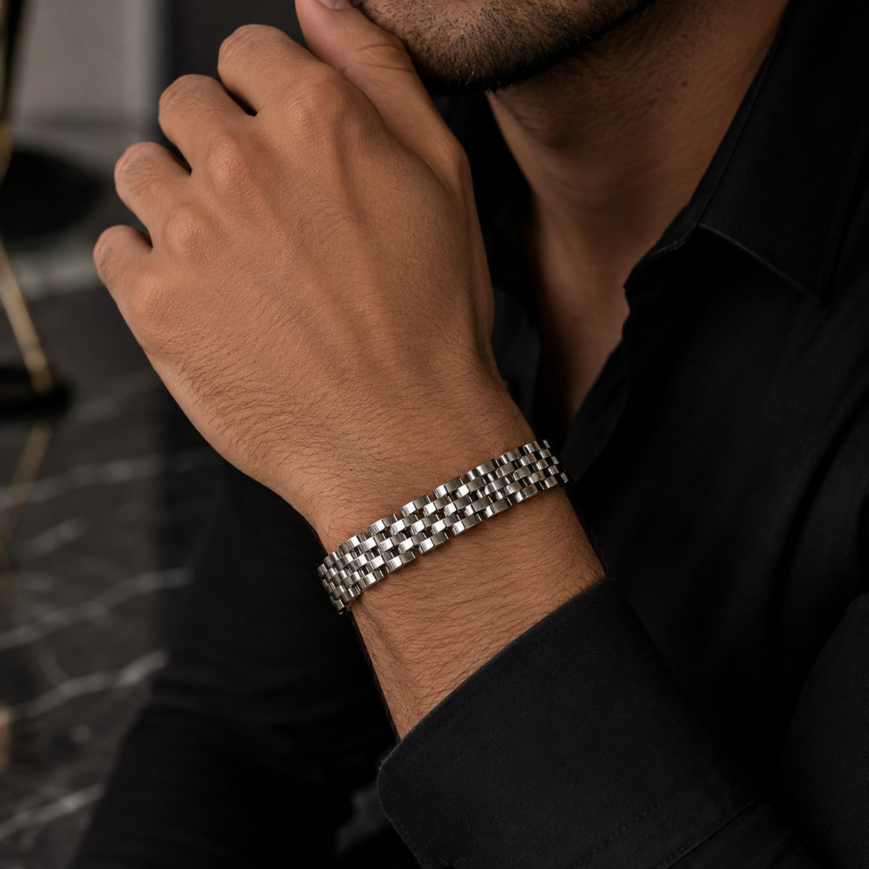 Rolex-Inspired Link Bracelet(12mm)
