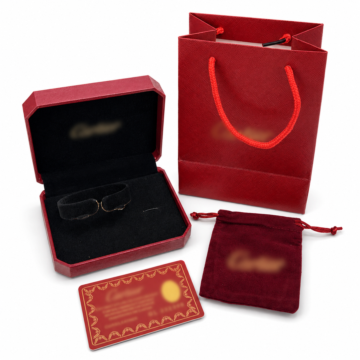 Cartie-r bangle Luxury Full Jewelry Package