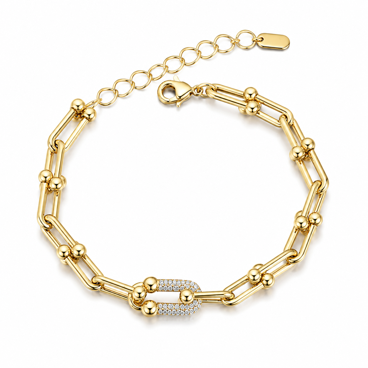 Tiffany-Inspired Link Bracelet