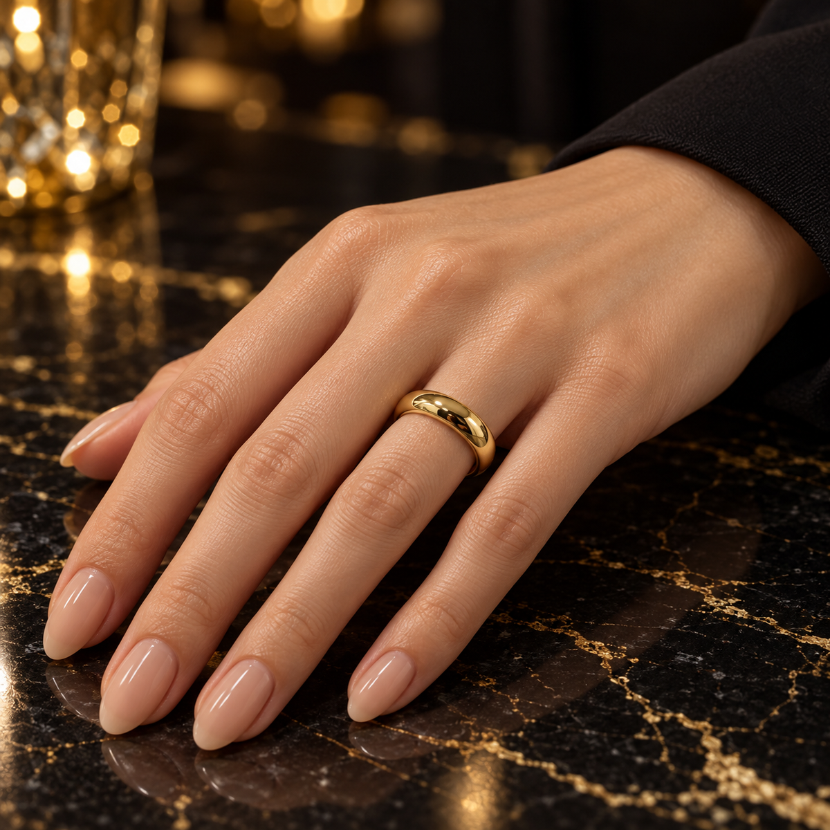 S.steel Classic Dome Band –gold and silver