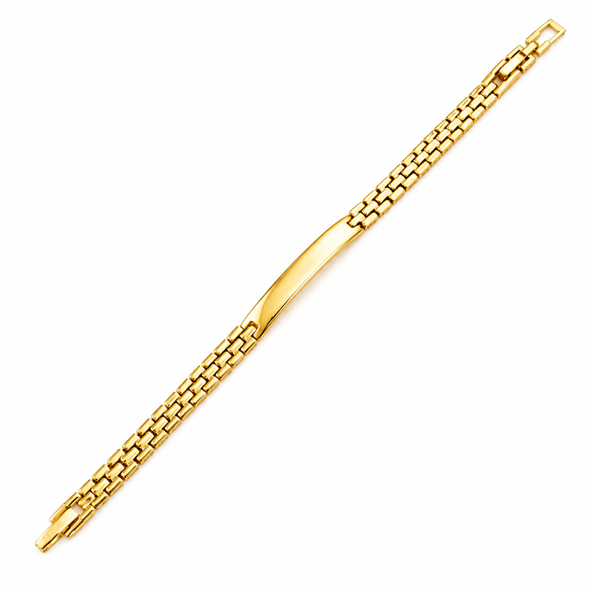 Classic Gold ID Bracelet – Sleek & Personalized