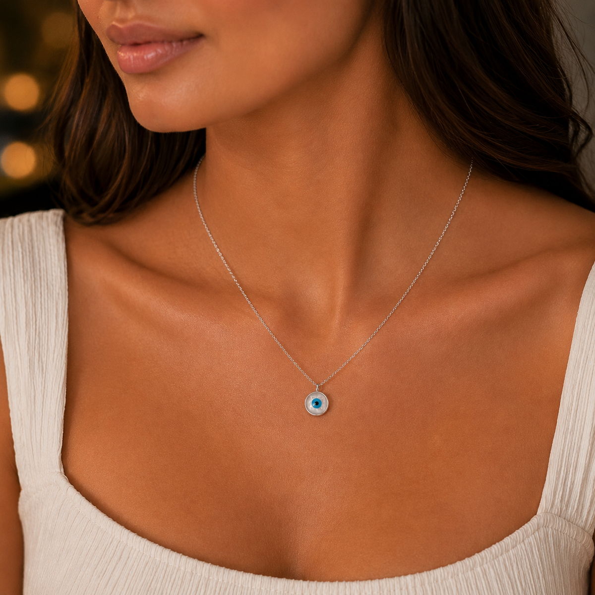 Evil eye Aura Necklace – Evil Eye Guardian"