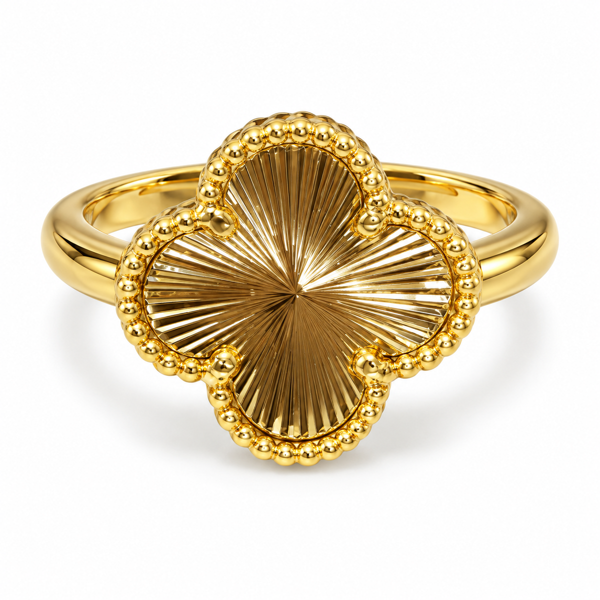 Clover Ring(Free size)– Modern Luck & Shine
