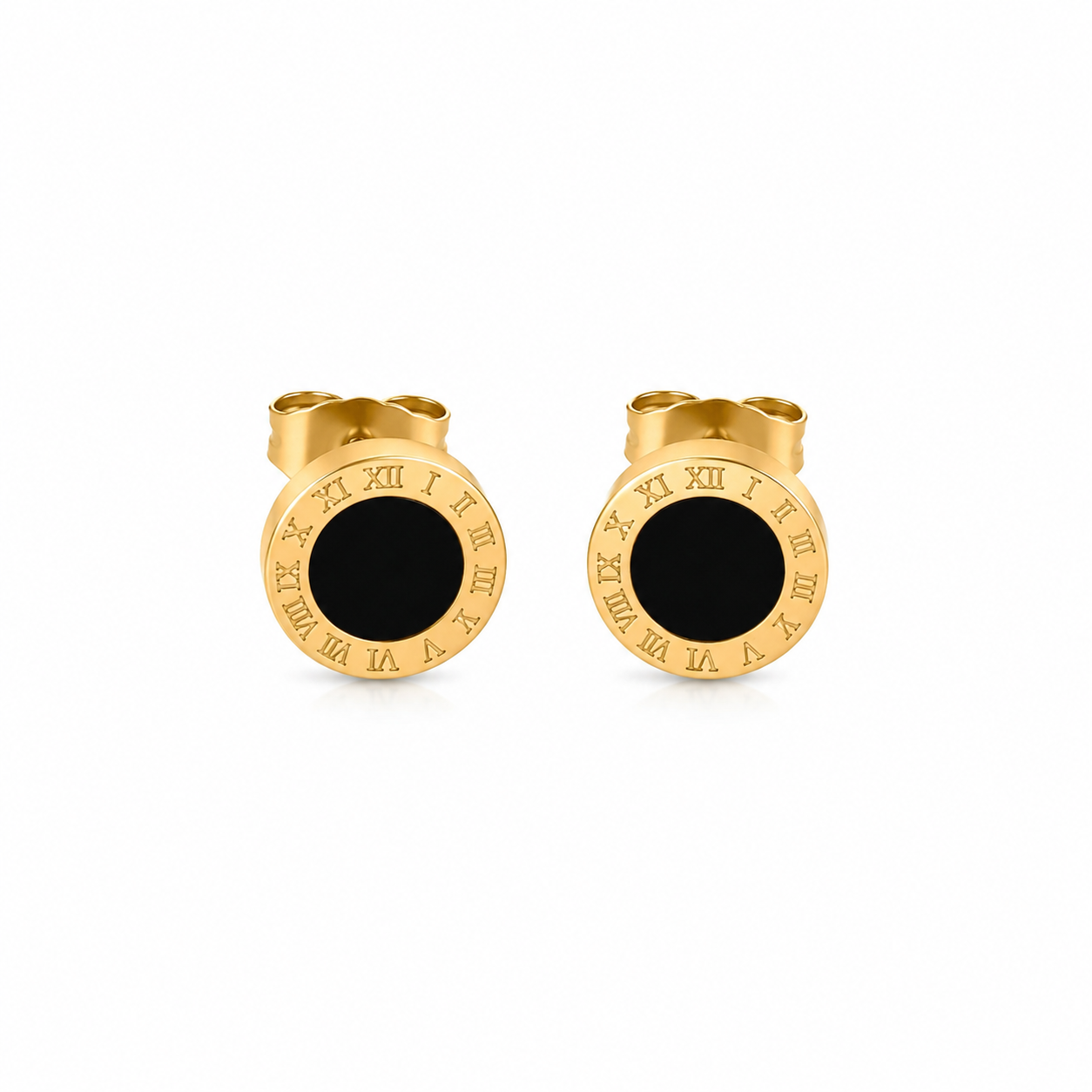 Roman Numeral Stud Earrings