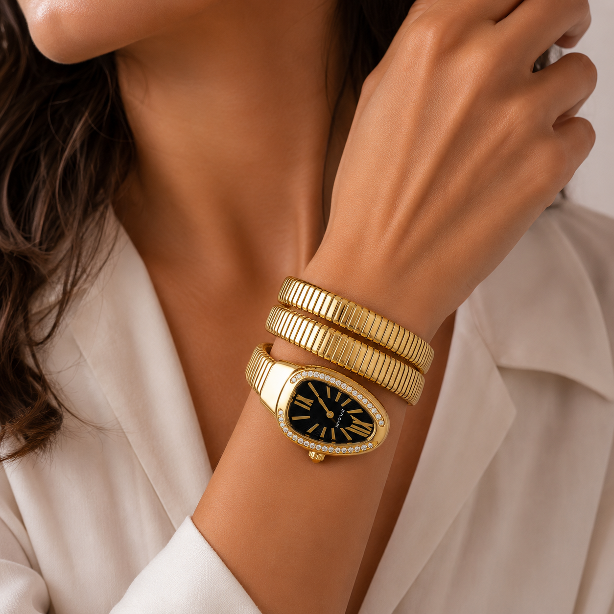 Bvulgari Gold Wrap Watch ⌚✨