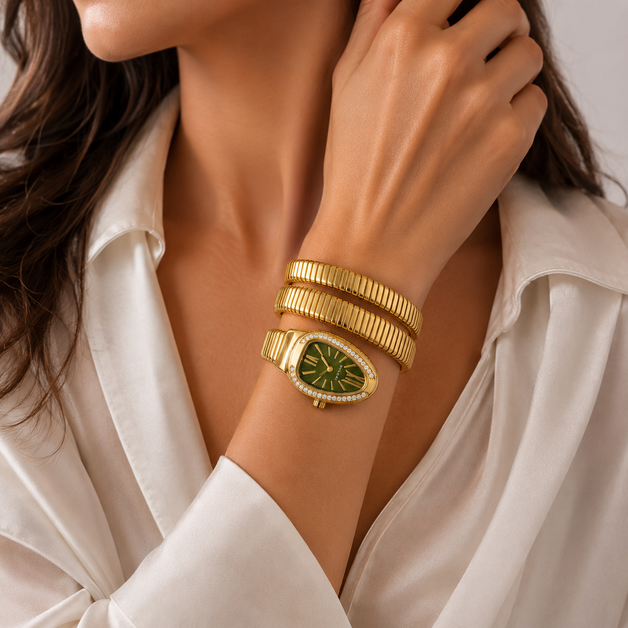 Bvulgari Gold Wrap Watch ⌚✨
