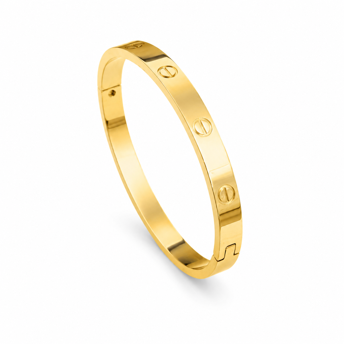 Fadar love seda golden Screw Motif bangle