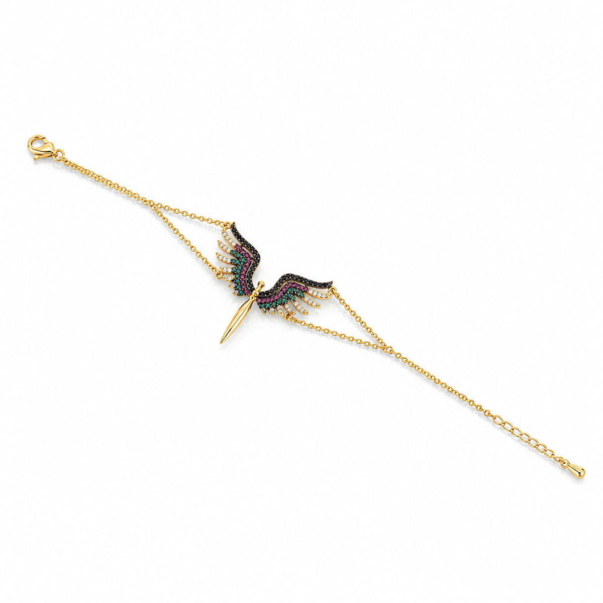 Phoenix bird Wing Slave Bracelet Collection – Water-Resistant & Hypoallergenic