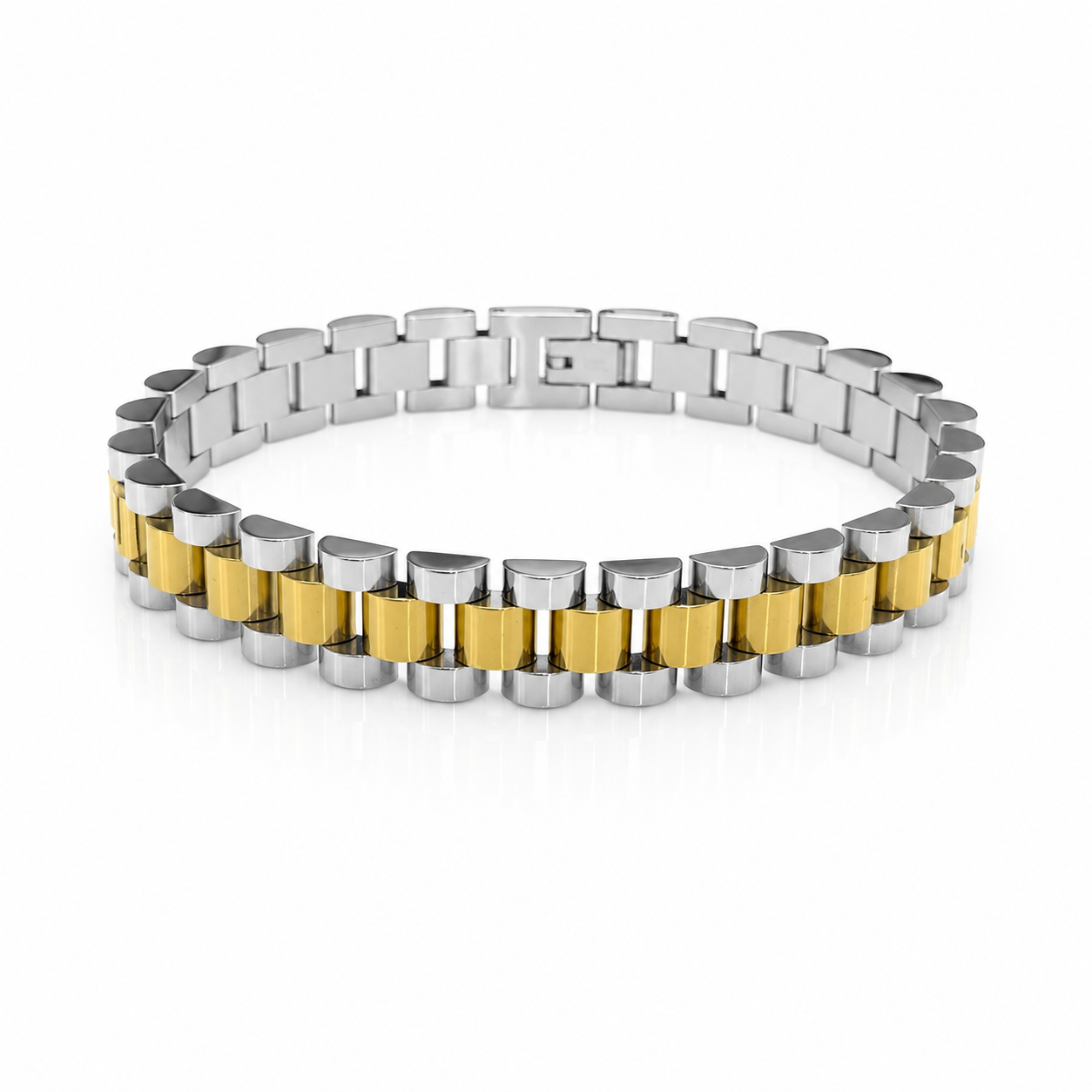 Rolex-Inspired Link Bracelet(10mm)