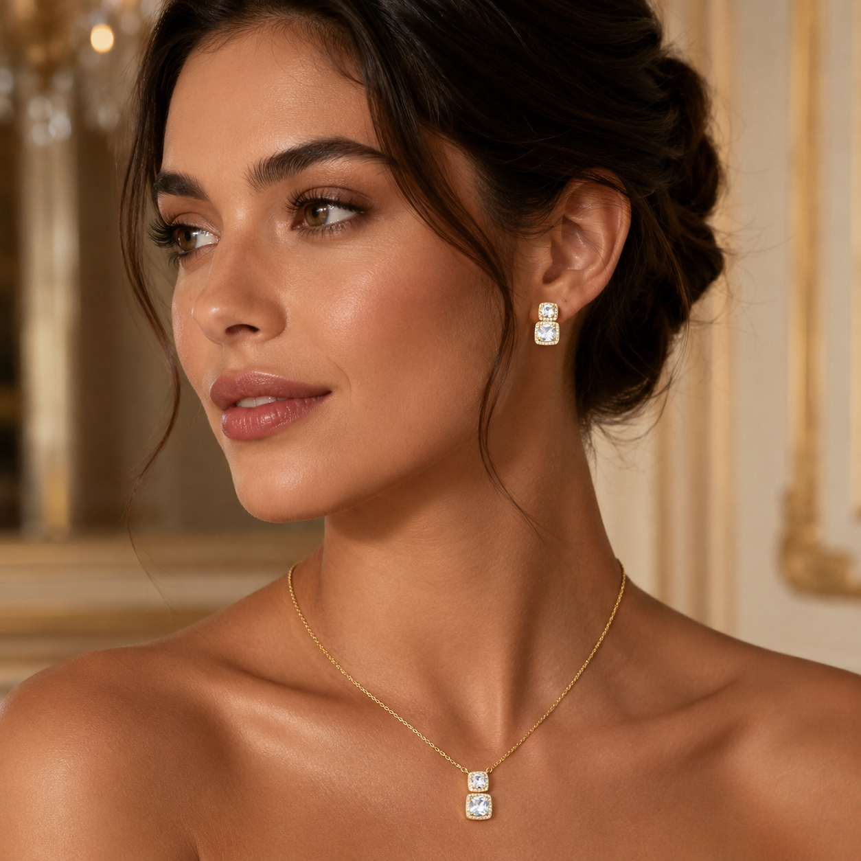 colored Glam Set – Crystal Elegance ✨