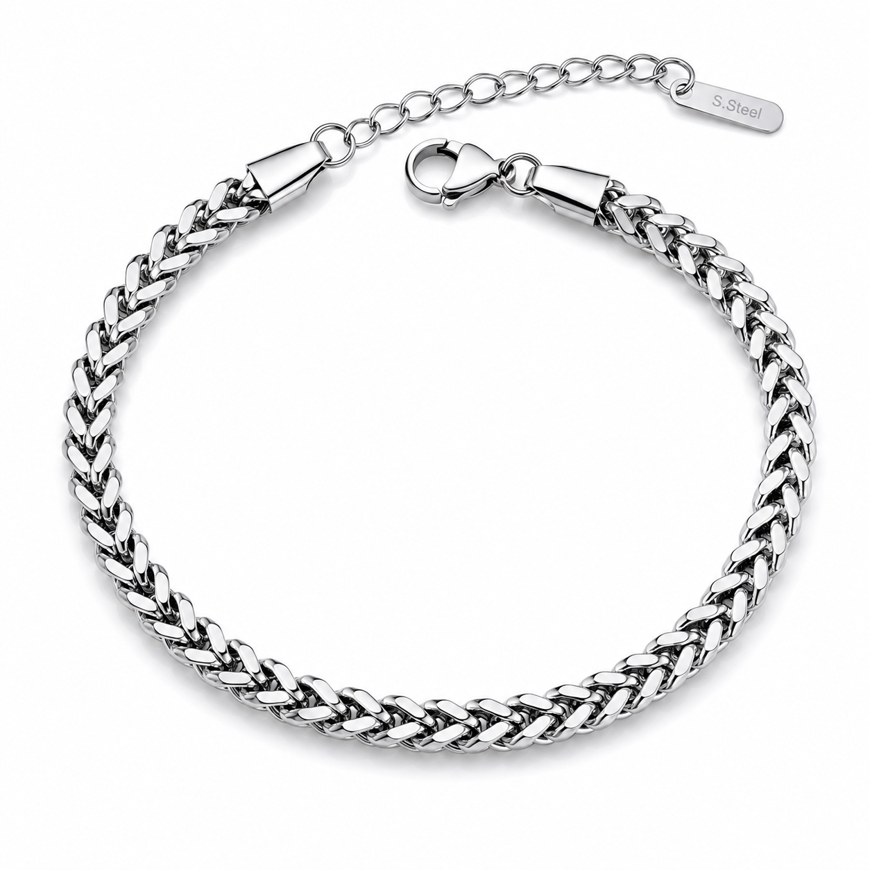 V-Link Stainless Steel Bracelet