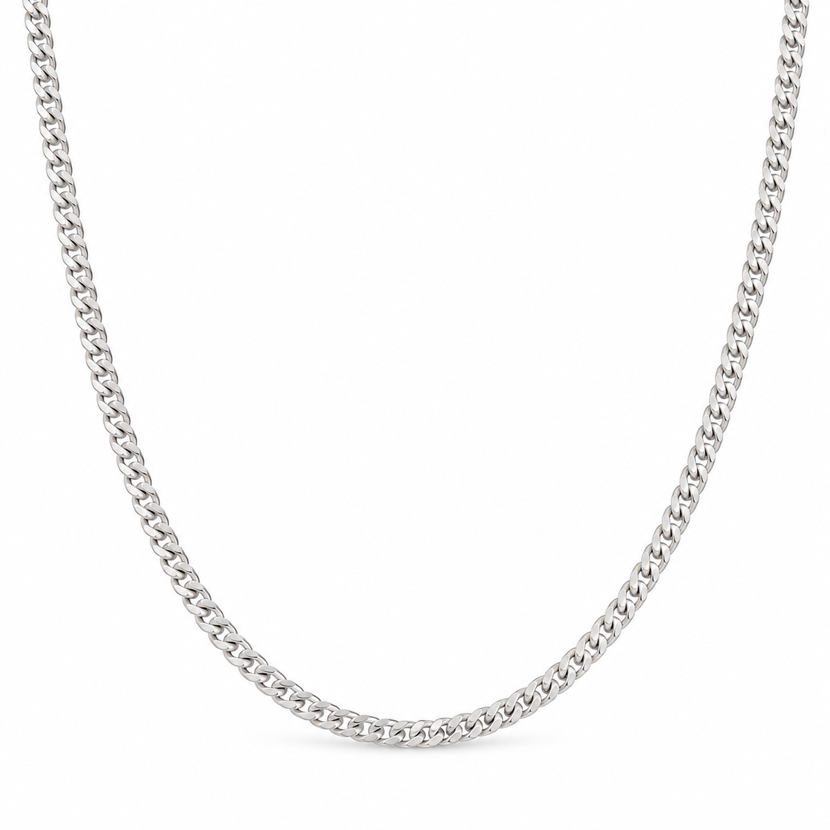 Silver 925 Bold gourmet Curb Chain