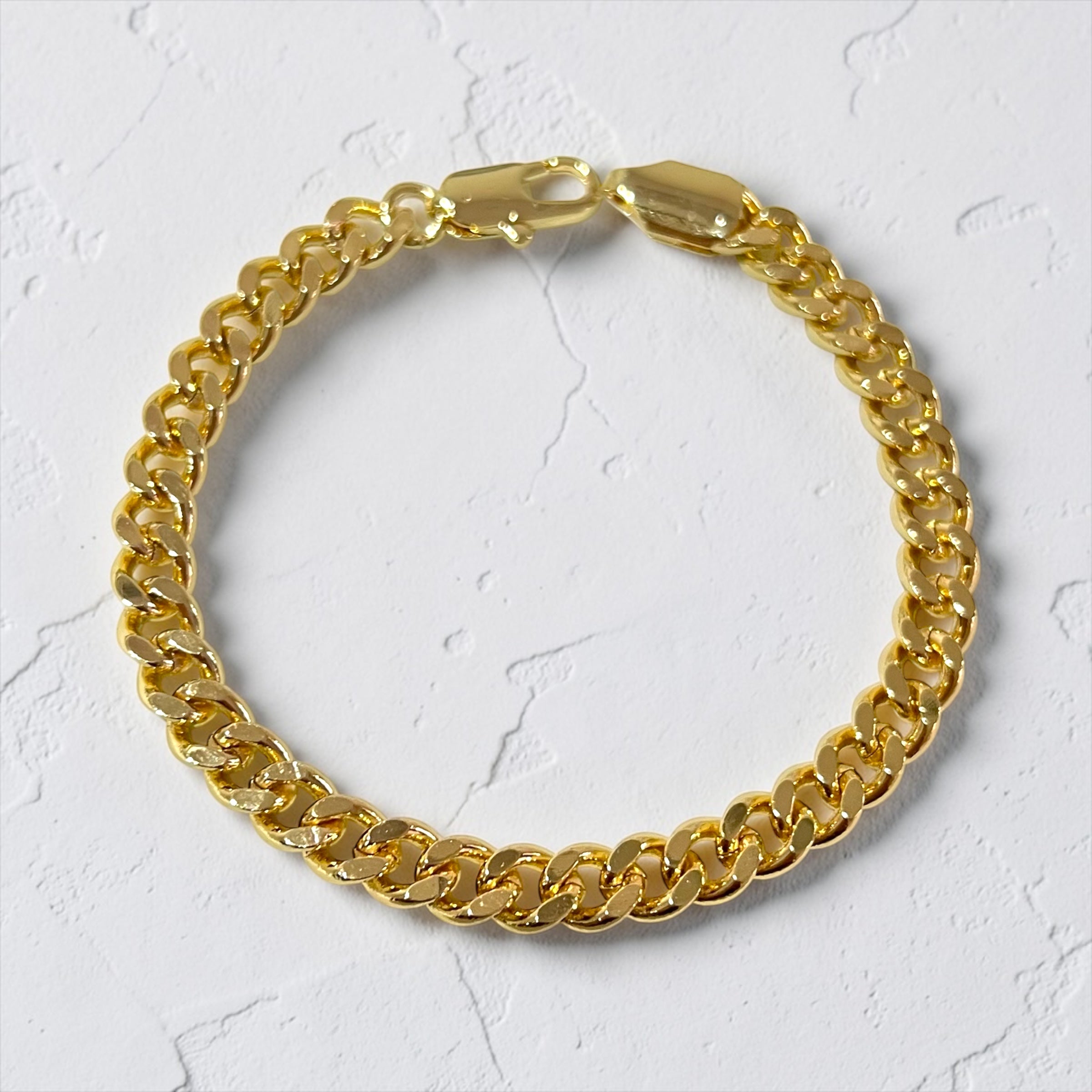 Curb chain bracelet (6mm)