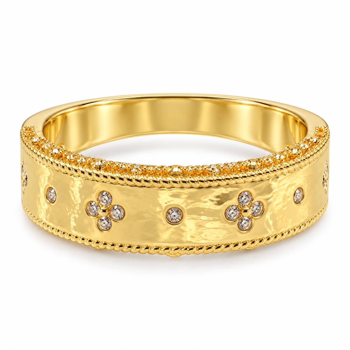 Vintage Bloom Band – Silver and gold