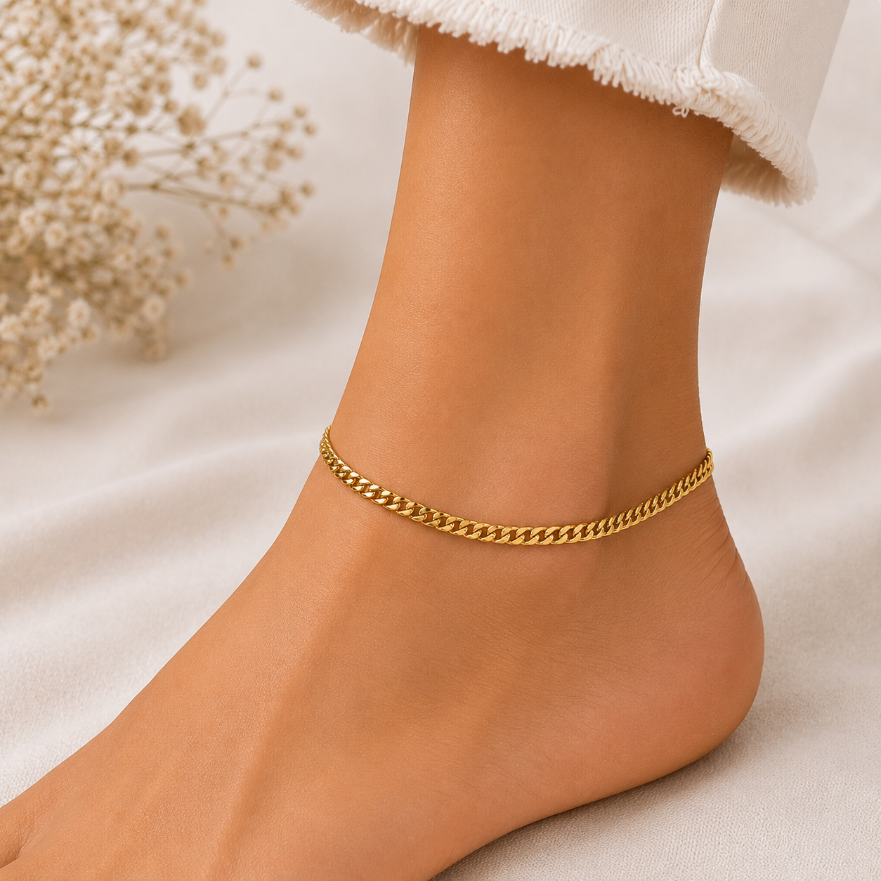 Classic Gold Chain Anklet