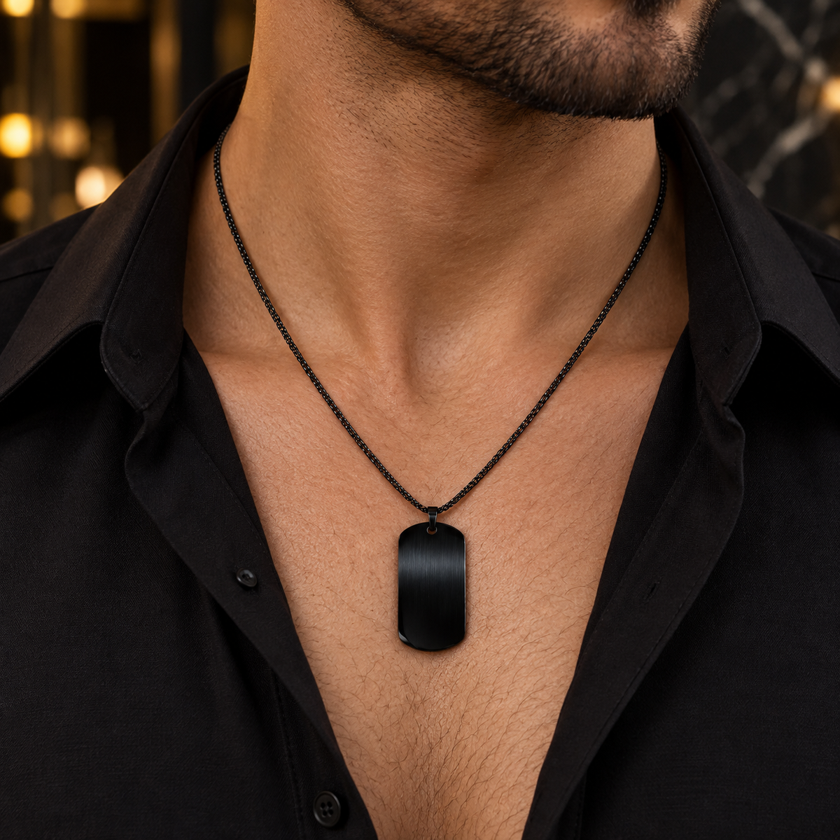 Classic Tag Pendant Necklace (60cm)✨🔗