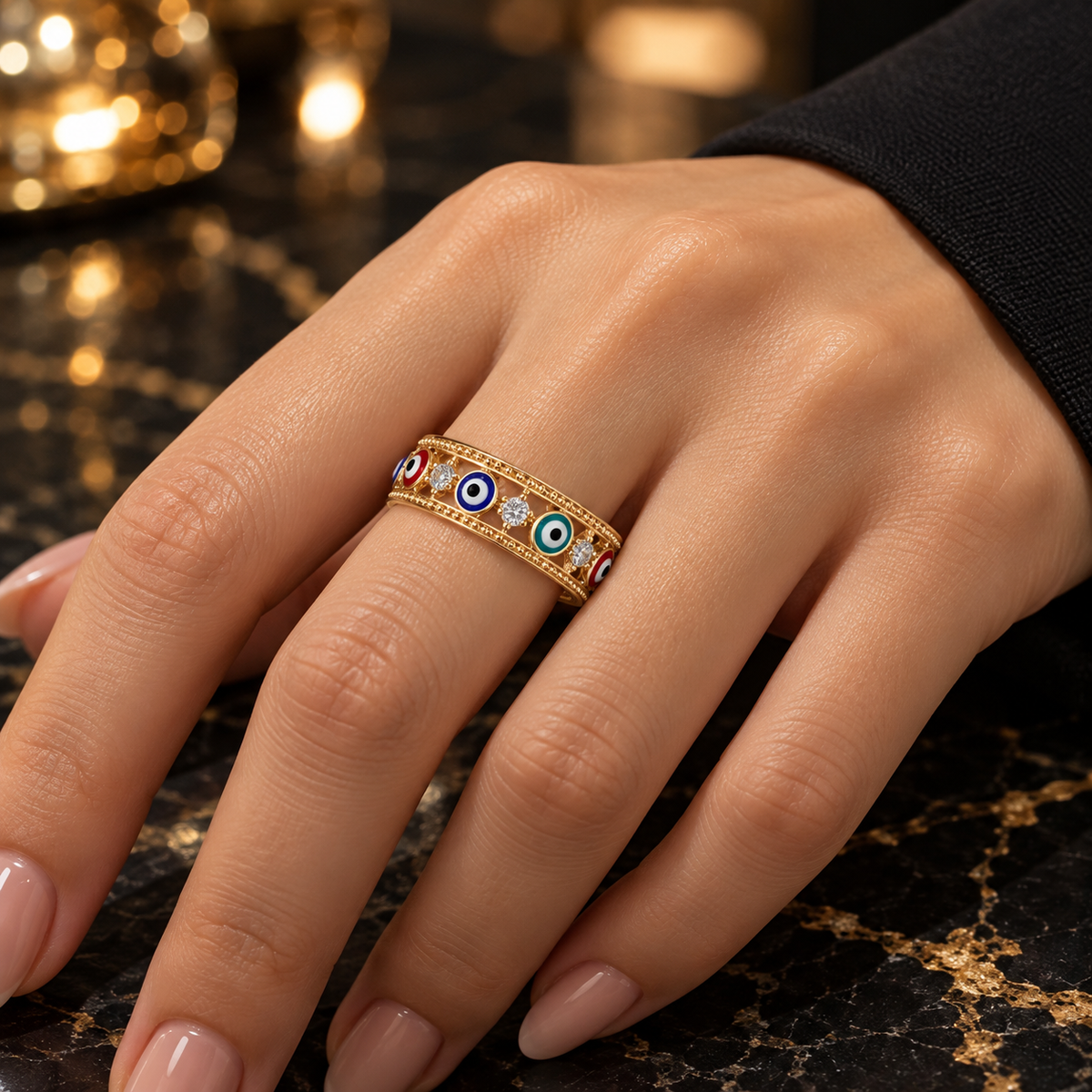 Colorful Evil Eye Band