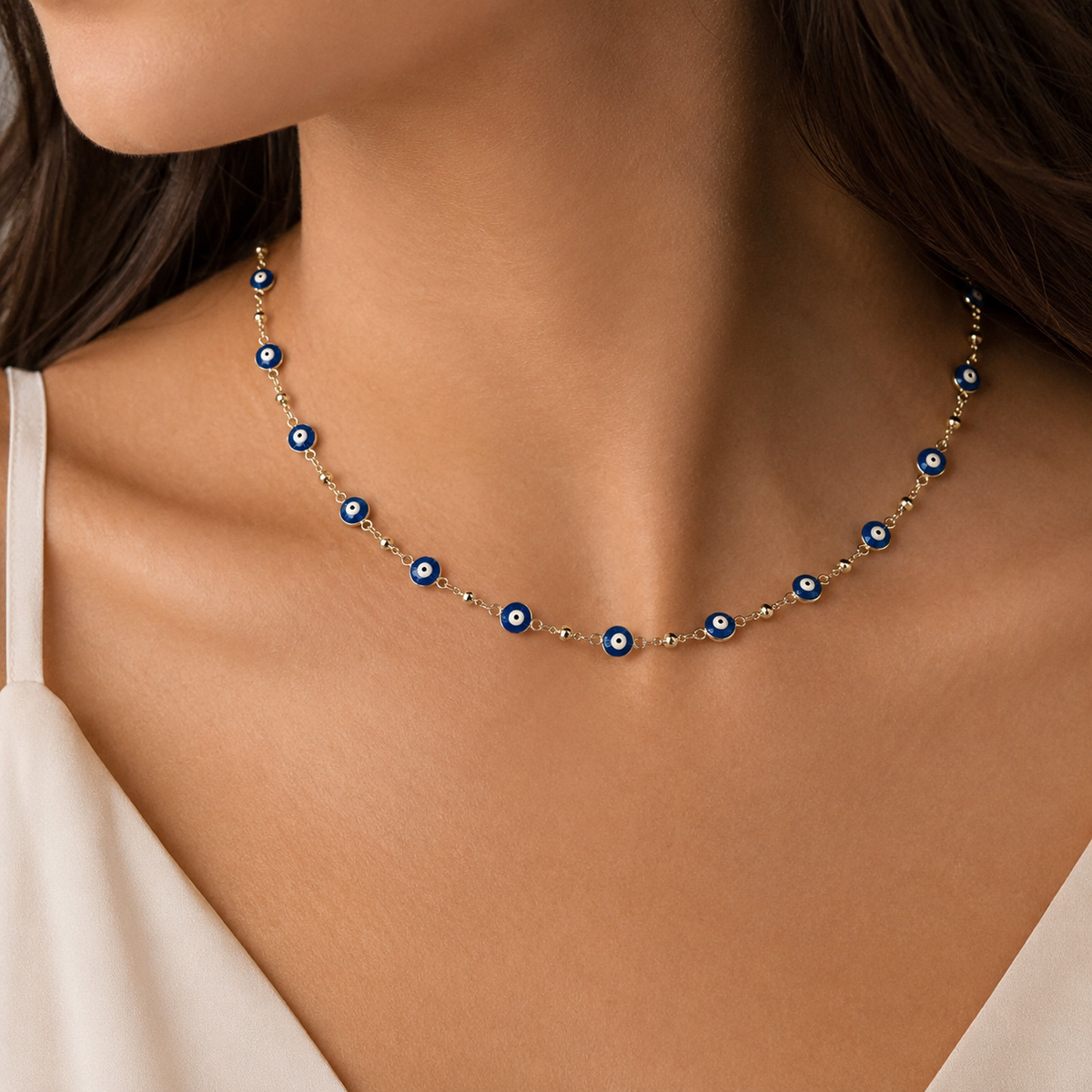 Classic Blue Evil Eye Necklace