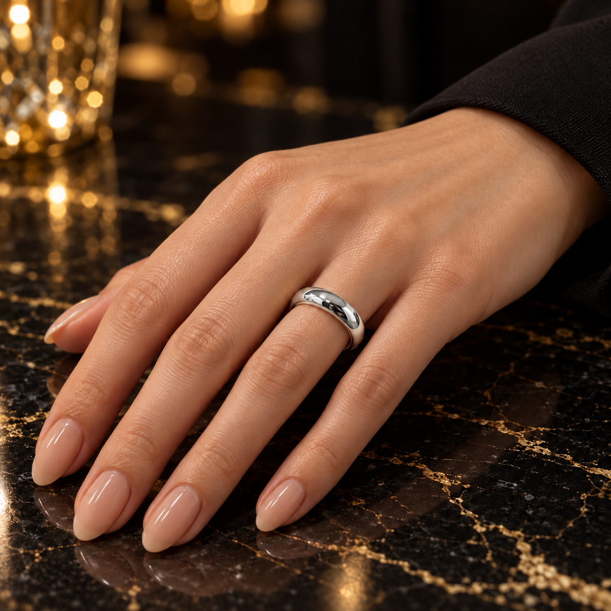 S.steel Classic Dome Band –gold and silver