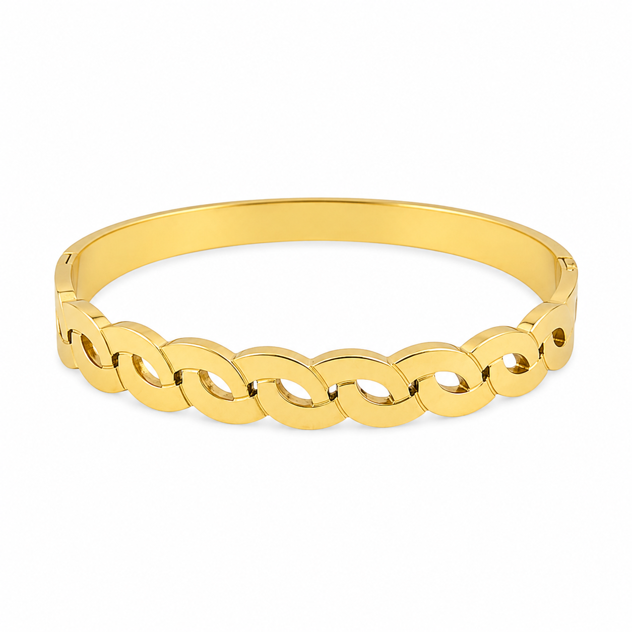 Silver Link Chain Bracelet – Bold Modern Statement