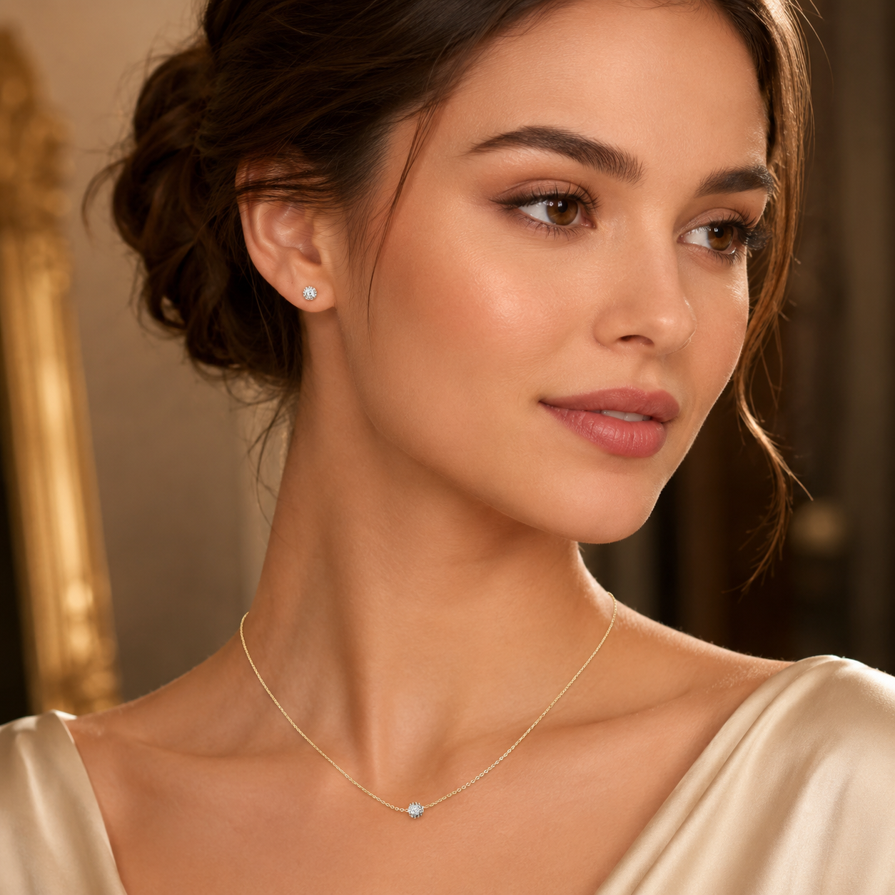 ✨ Golden Globe Set – Subtle Sparkle, Everyday Elegance 💛