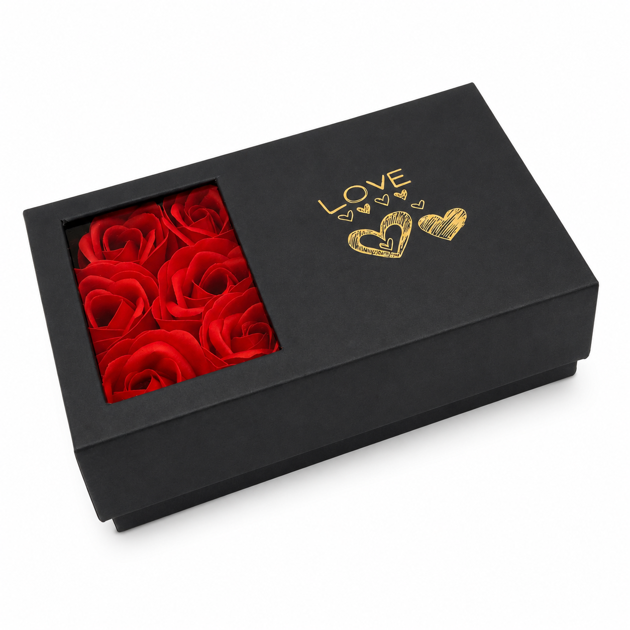 Rose Jewelry Gift Box – (15cm×9.5cm×4.5cm)