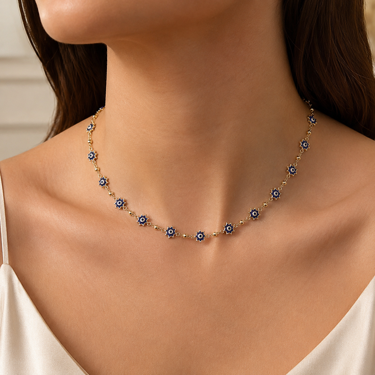 Evil Eye Star Necklace