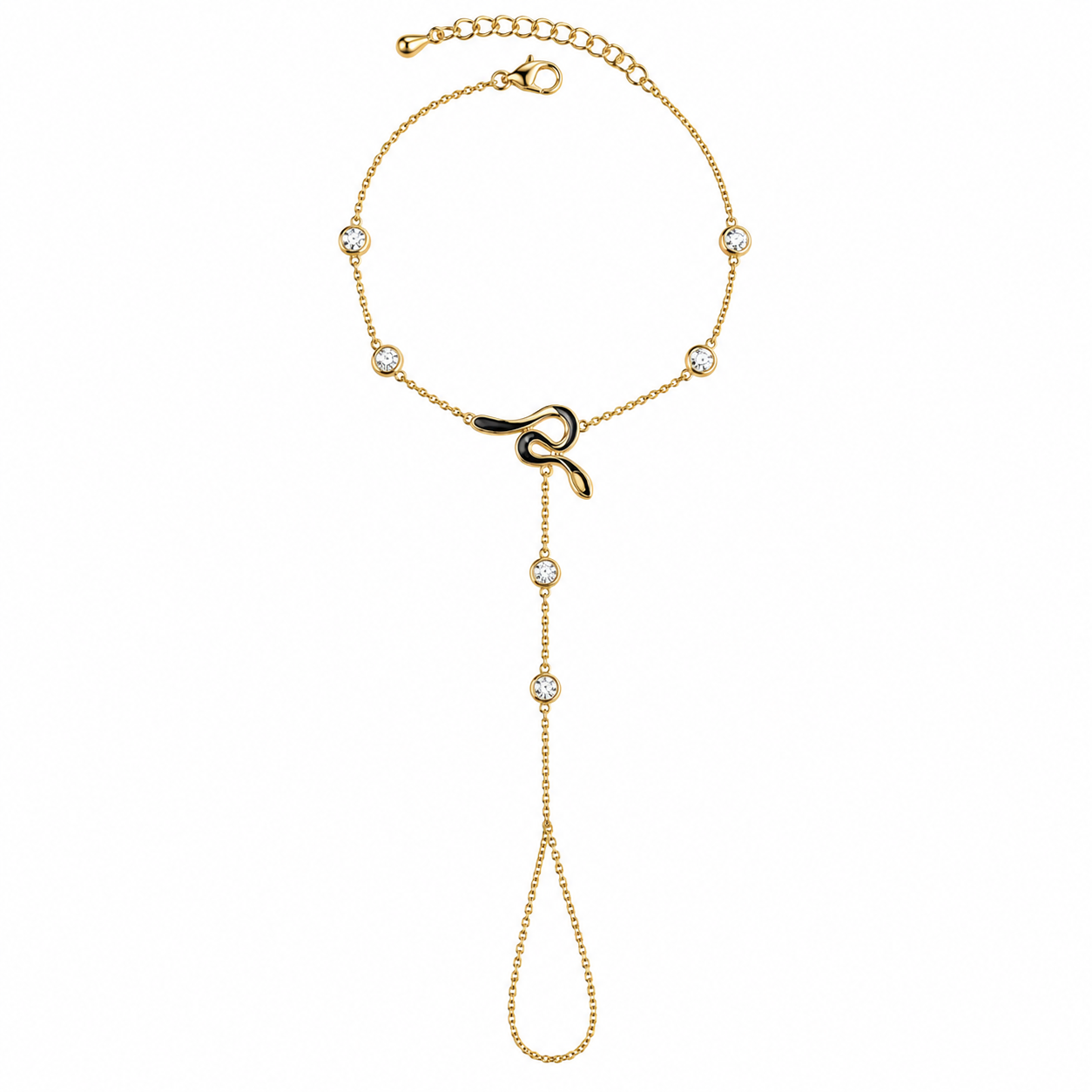 Snake Charm Hand Chain