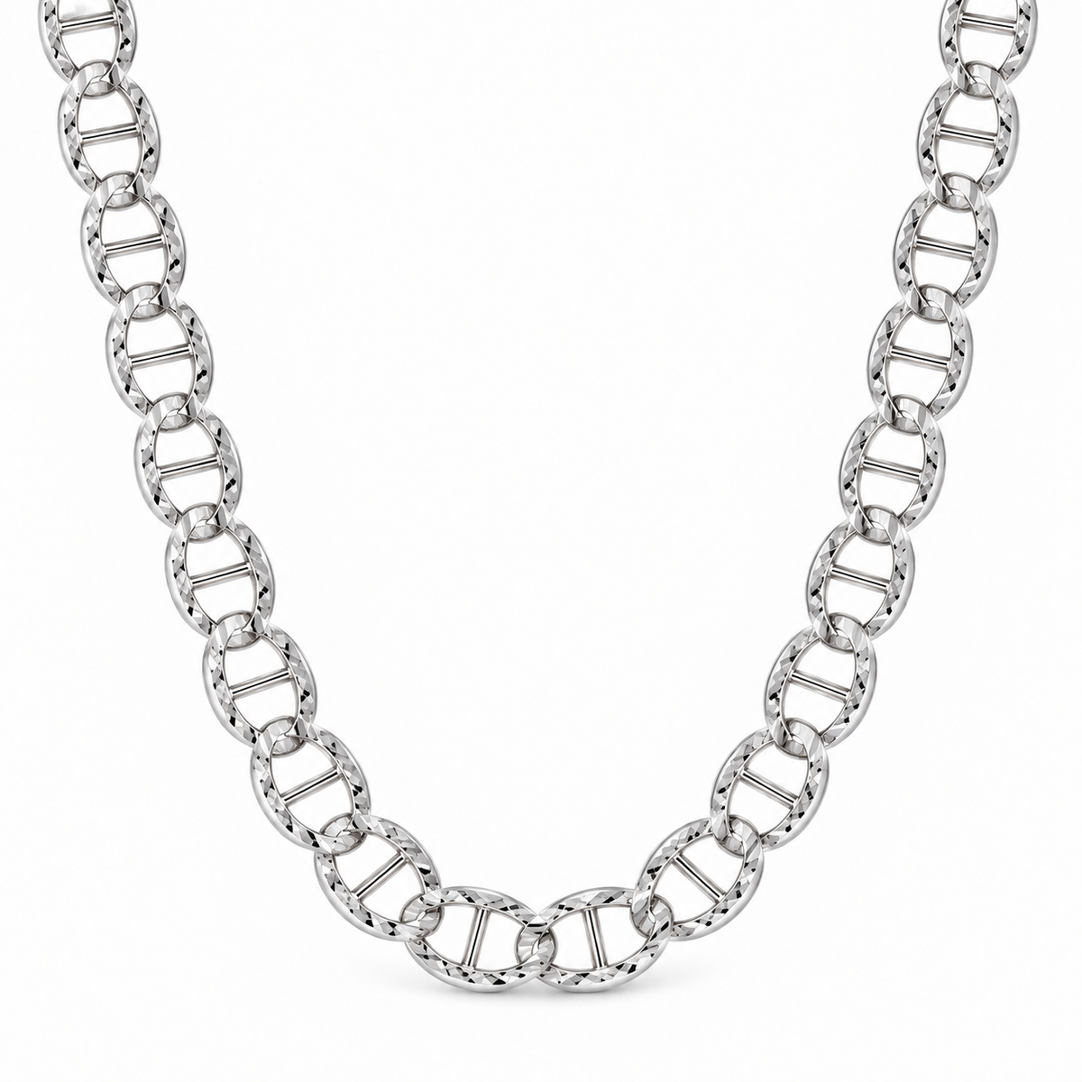 Silver 925 Classic Link gucci Motif Chain