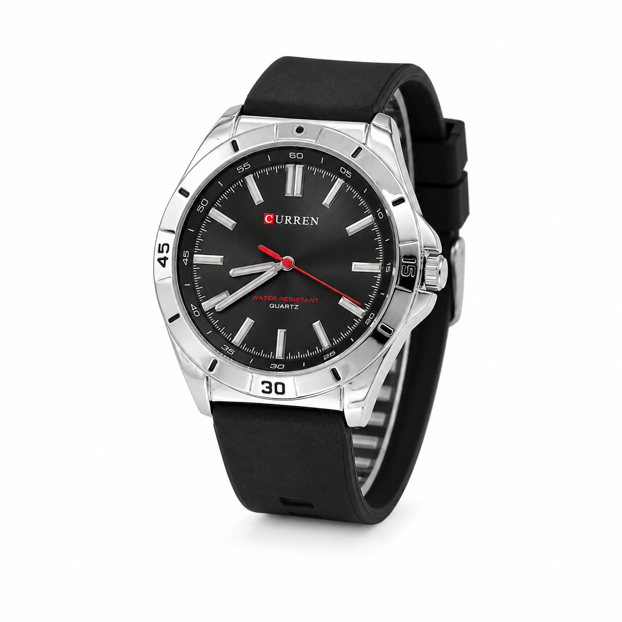 Curren Men’s Rubber Strap Watch
