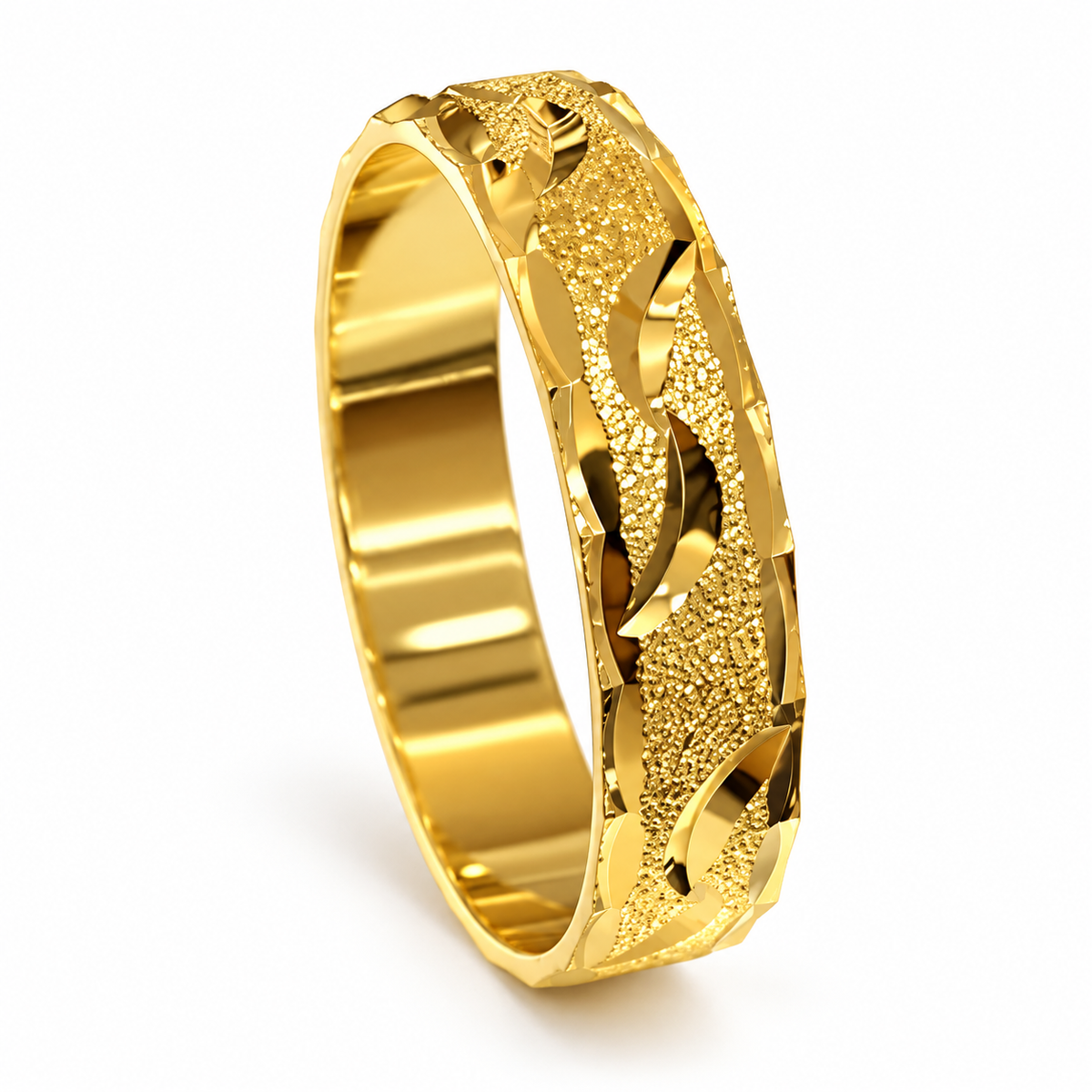 wedding ring Arabesque Shine Band – Gold