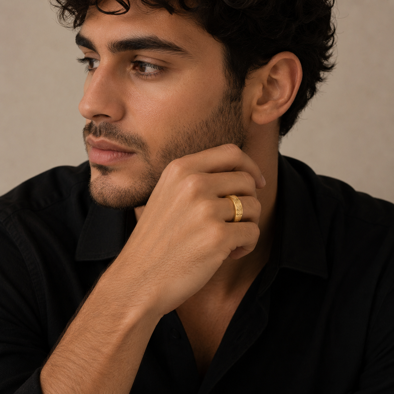 ayat alkursi Ring” –golden color✨